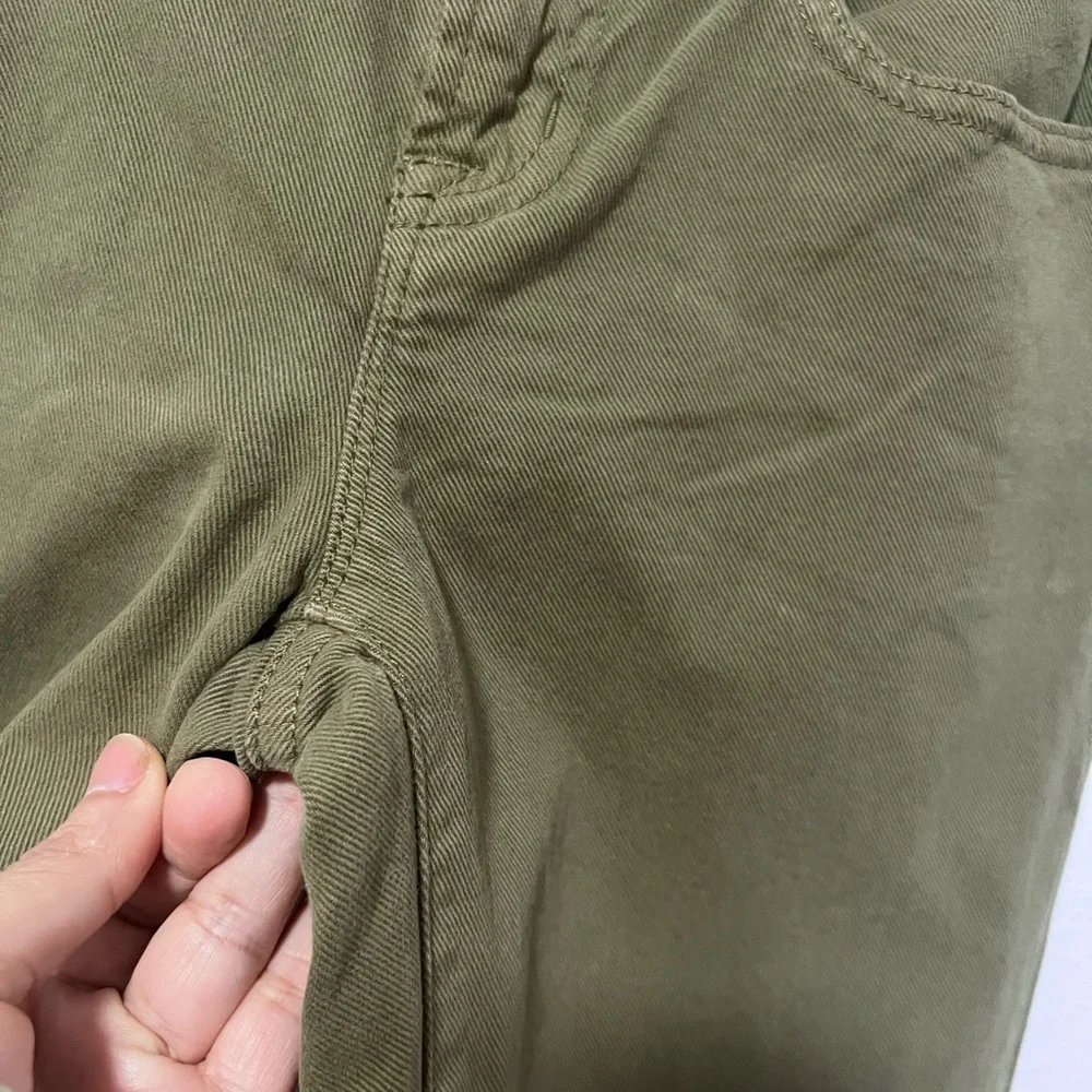 J. Crew Green toothpick Skinny Jeans with‎ Tapered Fit